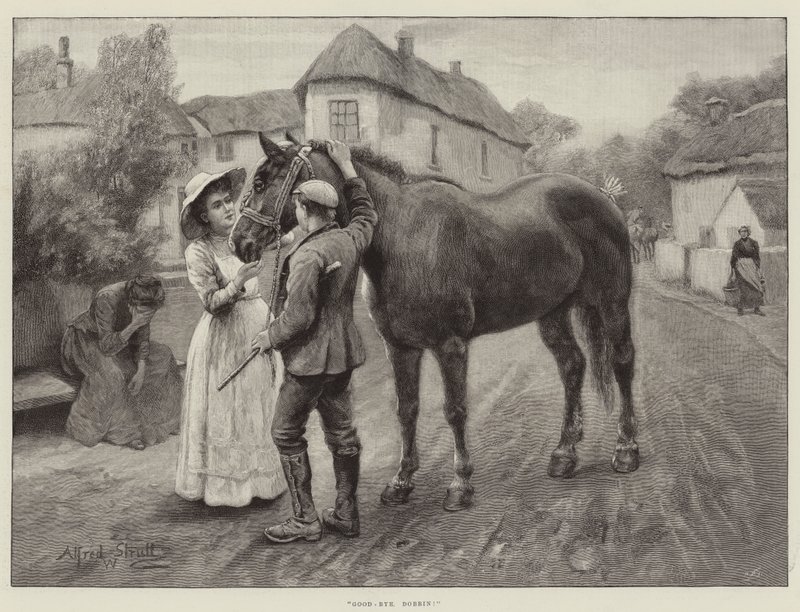 Leb wohl, Dobbin! von William Strutt