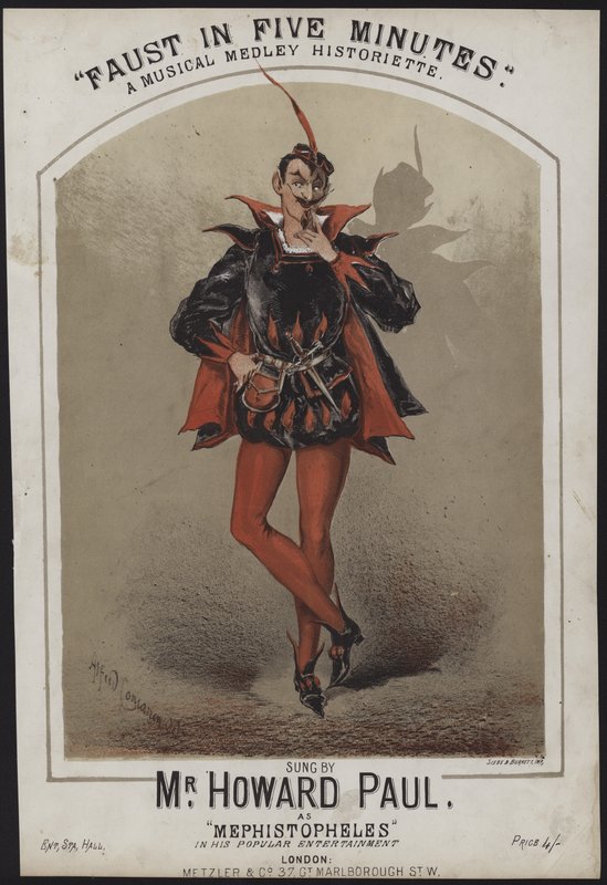 Faust in fünf Minuten, Howard Paul, Mephistopheles von Alfred Concanen