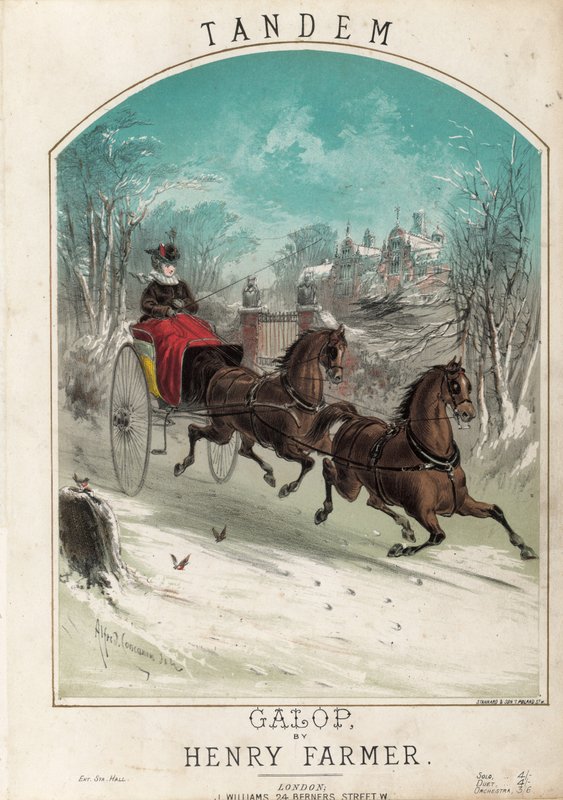 Tandem Galopp von Alfred Concanen