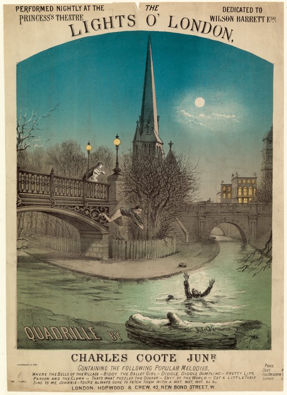 Die Lichter von London von Alfred Concanen