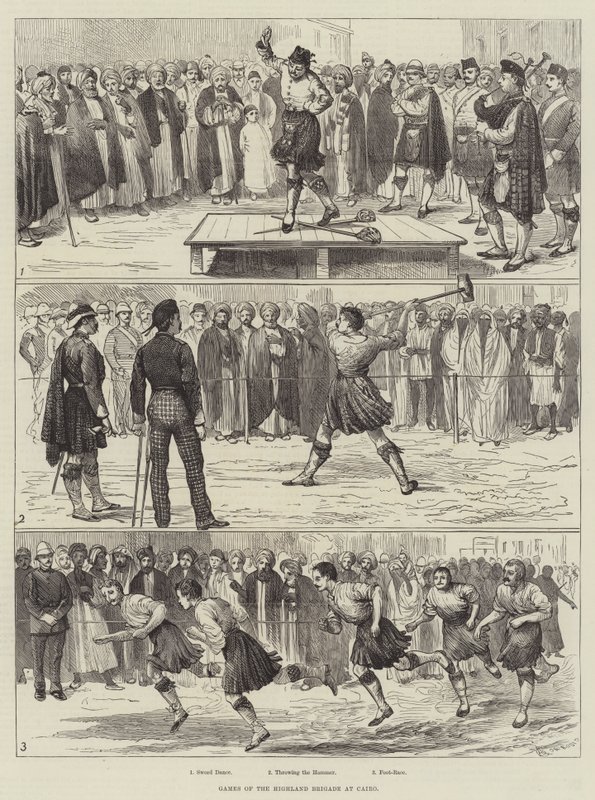 Spiele der Highland Brigade in Kairo von Alfred Courbould