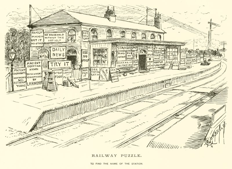 Eisenbahnrätsel von Alfred Courbould