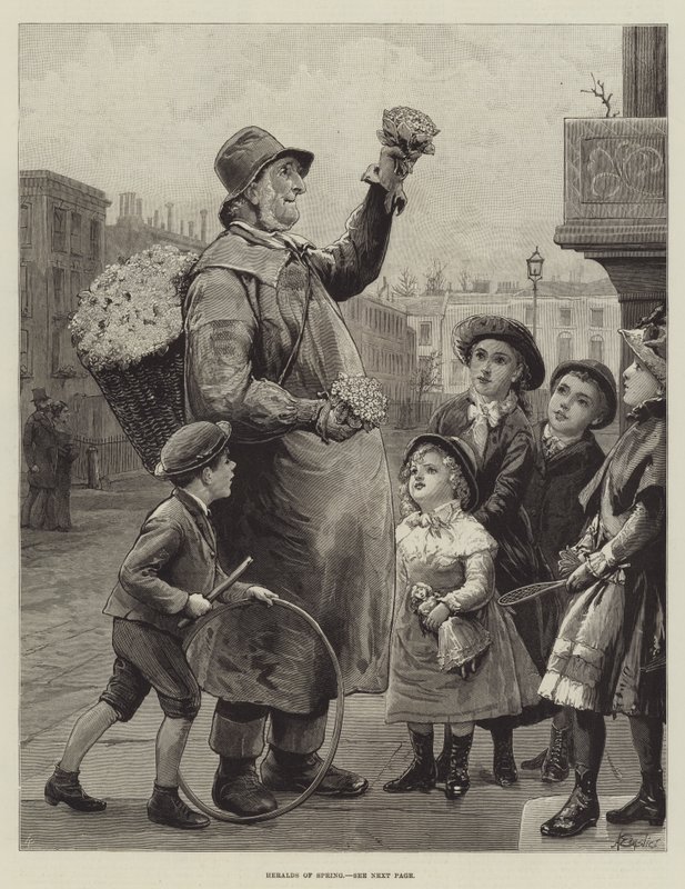 Frühlingsboten von Alfred Edward Emslie
