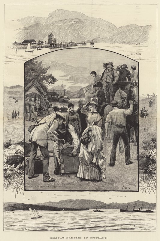 Ferienwanderungen in Schottland von Alfred Edward Emslie