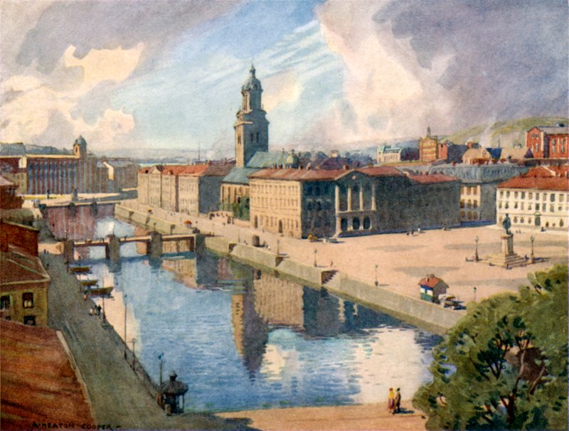 Göteborg, die Stadt von Alfred Heaton Cooper