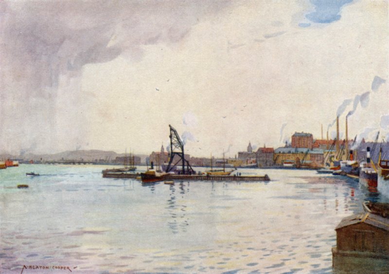 Göteborg, der Hafen von Alfred Heaton Cooper