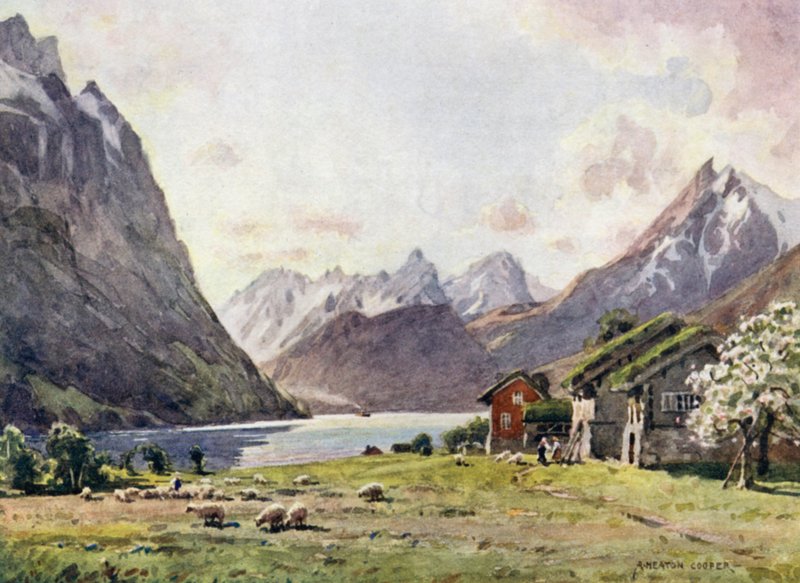 Hjorundfjord, Oie von Alfred Heaton Cooper