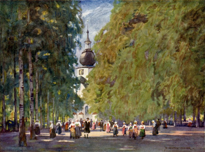Leksand Kirche von Alfred Heaton Cooper
