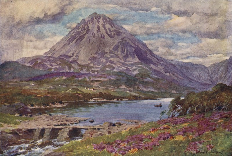 Mount Errigal, Gweedore, County Donegal von Alfred Heaton Cooper