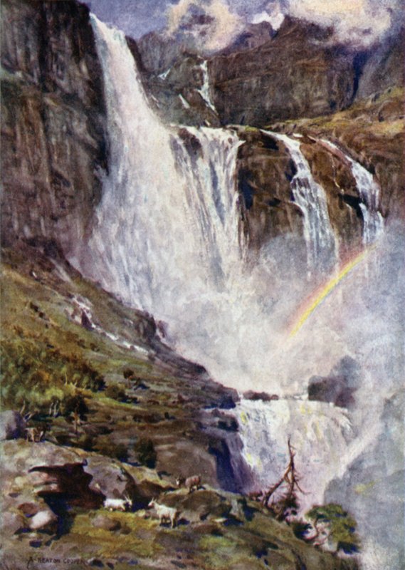 Skjaeggedalsfoss, Hardangerfjord von Alfred Heaton Cooper