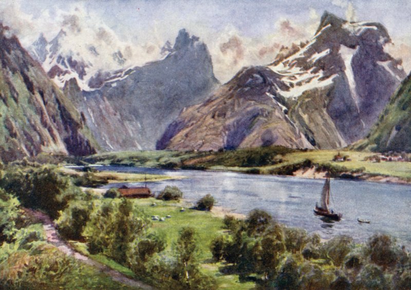Die Berge von Romsdal von Alfred Heaton Cooper