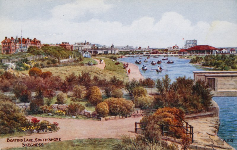 Bootssee, South Shore, Skegness von Alfred Robert Quinton