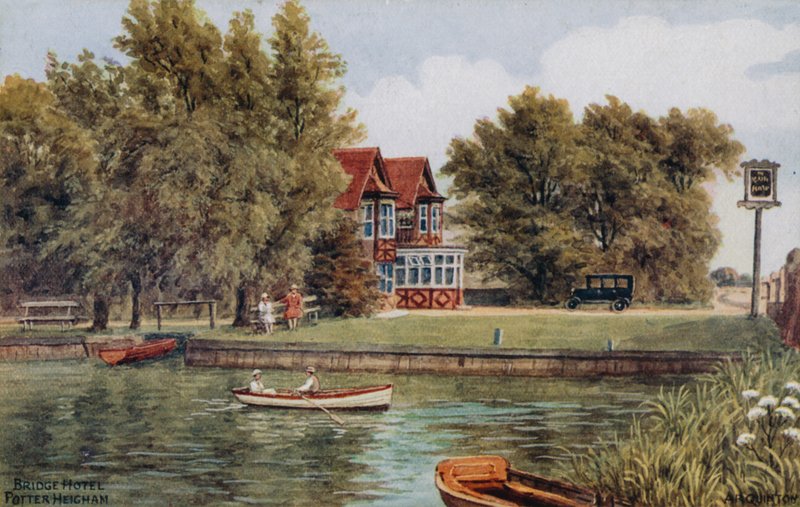 Bridge Hotel, Potter Heigham von Alfred Robert Quinton