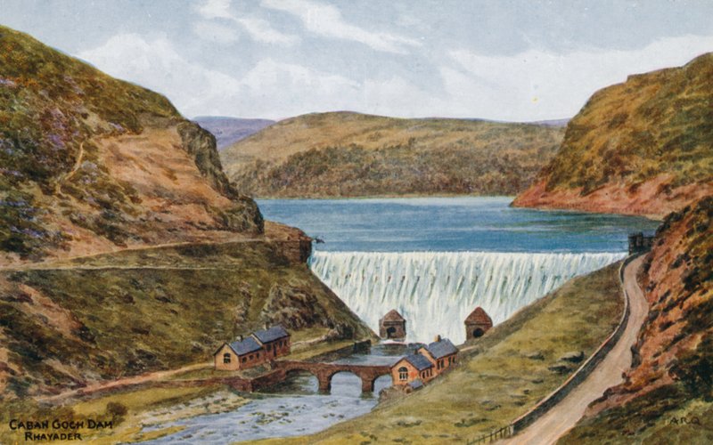 Caban Goch Damm, Rhayader von Alfred Robert Quinton