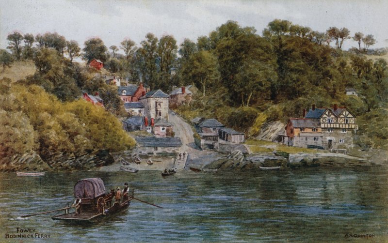 Fowey, Bodinnick Fähre von Alfred Robert Quinton