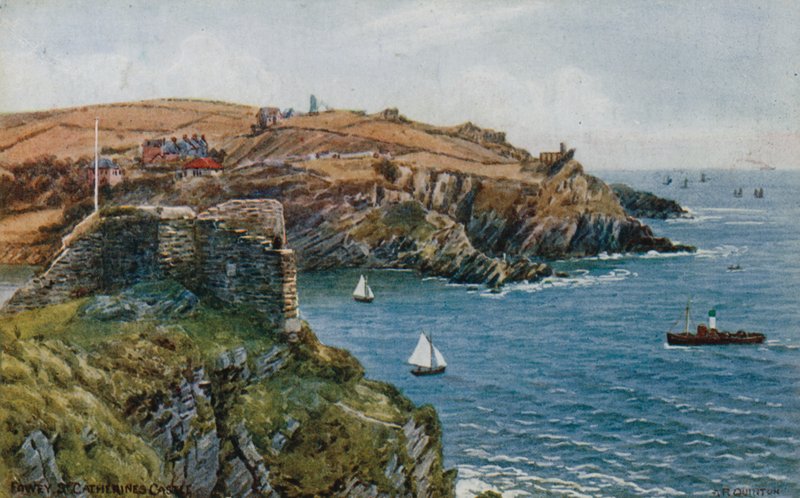 Fowey, St. Catherines Castle von Alfred Robert Quinton