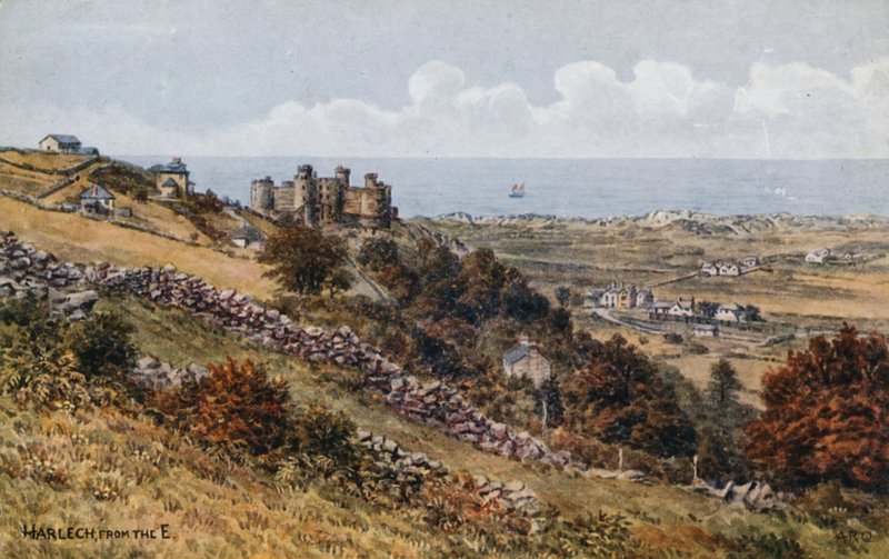 Harlech, vom Osten von Alfred Robert Quinton