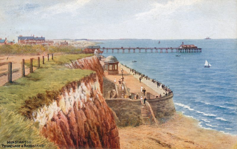 Hunstanton, Promenade und Musikpavillon von Alfred Robert Quinton