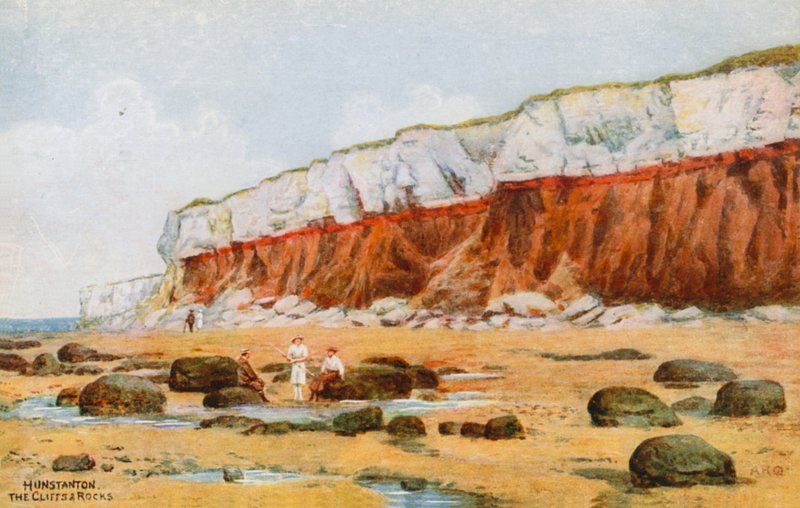 Hunstanton, die Klippen und Felsen von Alfred Robert Quinton