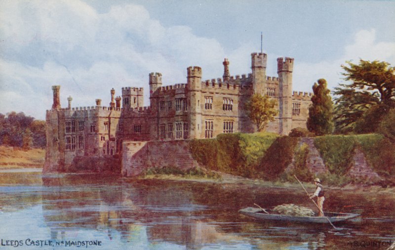 Leeds Castle bei Maidstone von Alfred Robert Quinton