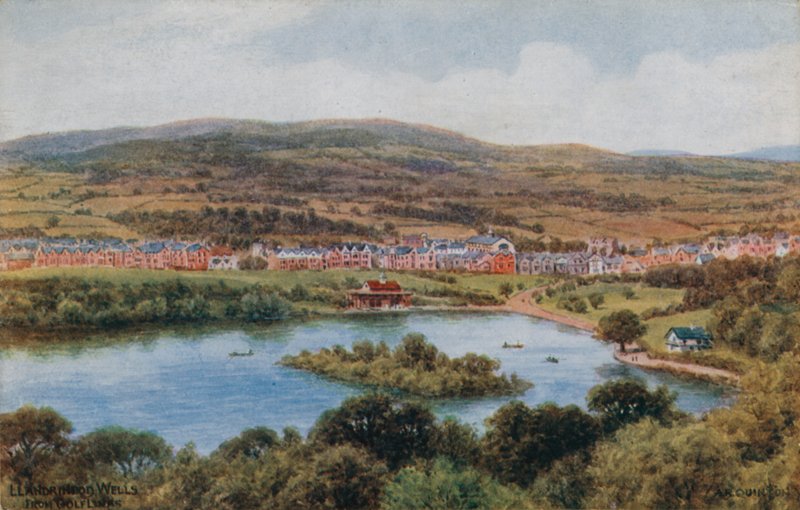 Llandrindod Wells vom Golfplatz von Alfred Robert Quinton