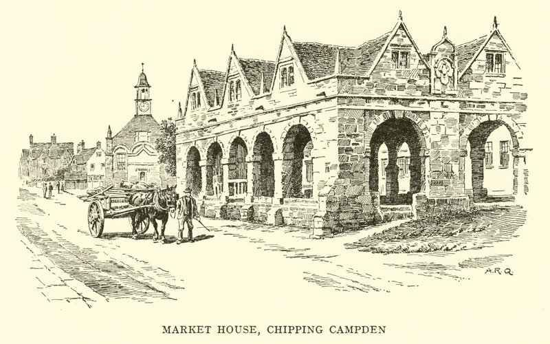 Markthaus, Chipping Campden von Alfred Robert Quinton