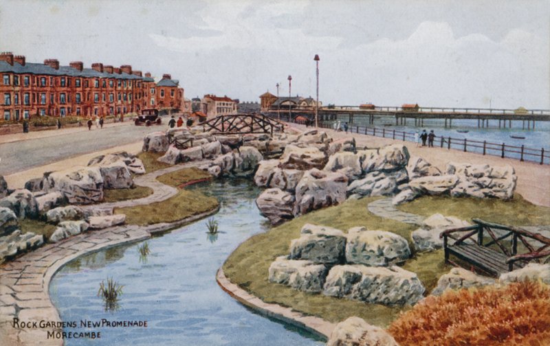 Felsengärten, Neue Promenade, Morecambe von Alfred Robert Quinton