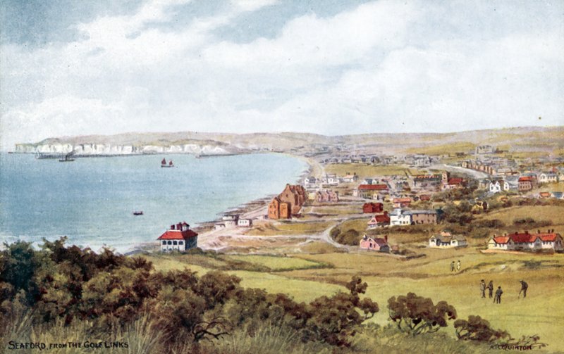 Seaford vom Golfplatz aus von Alfred Robert Quinton