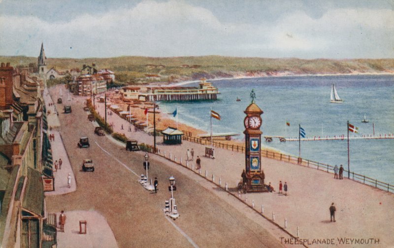 Die Esplanade, Weymouth von Alfred Robert Quinton