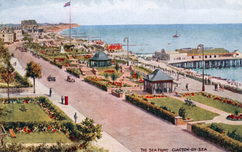 Die Strandpromenade Clacton-on-Sea von Alfred Robert Quinton