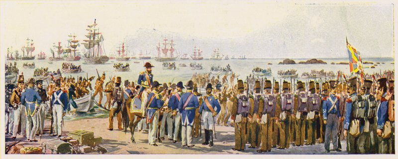Landung in Mindelo, Portugal von Alfredo Roque Gameiro