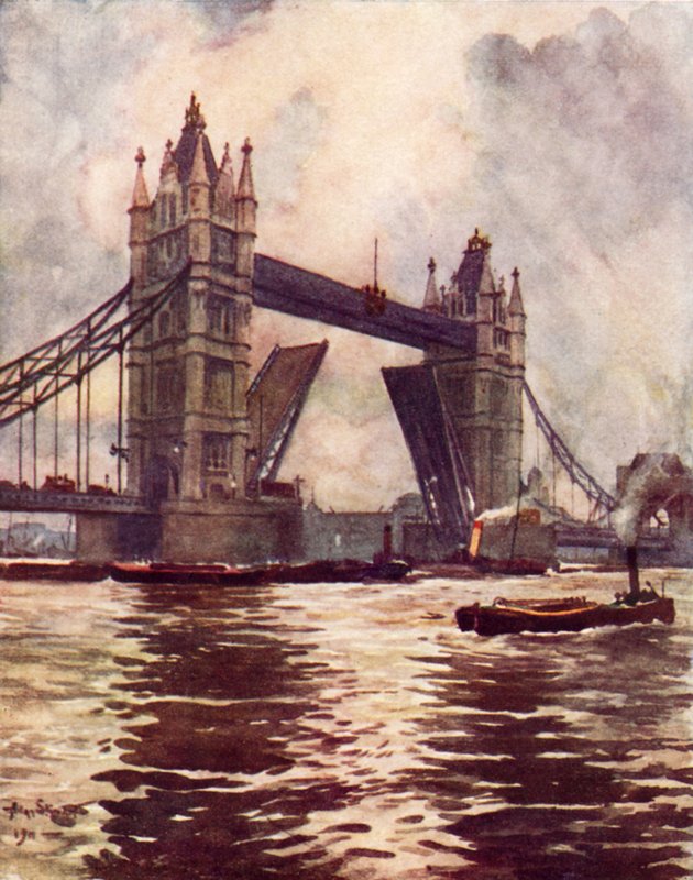 Die Tower Bridge von Allan (after) Stewart