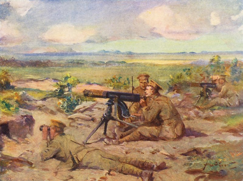 Erster Weltkrieg: Maschinengewehre im Einsatz von Allan Stewart
