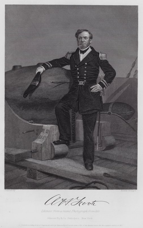 Andrew Hull Foote (Gravur) von Alonzo (after) Chappel