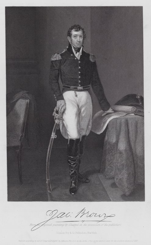 Jacob Brown (Gravur) von Alonzo (after) Chappel