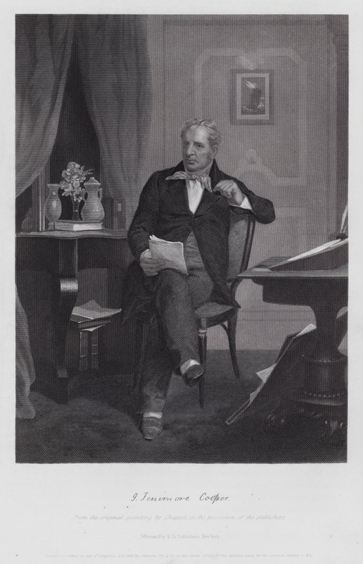 James Fenimore Cooper von Alonzo (after) Chappel