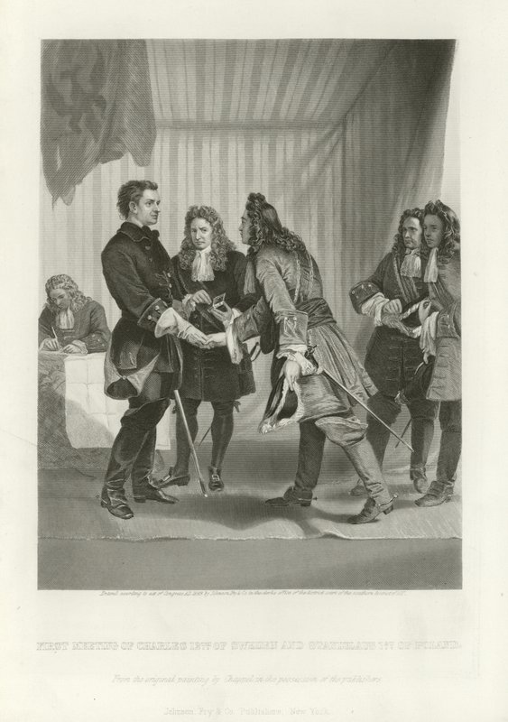 Karl von Schweden und Stanislau von Alonzo Chappel