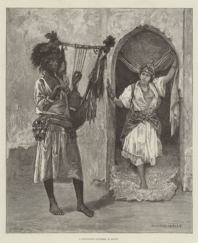 Ein sudanesischer Minnesänger in Ägypten von Aloysius O