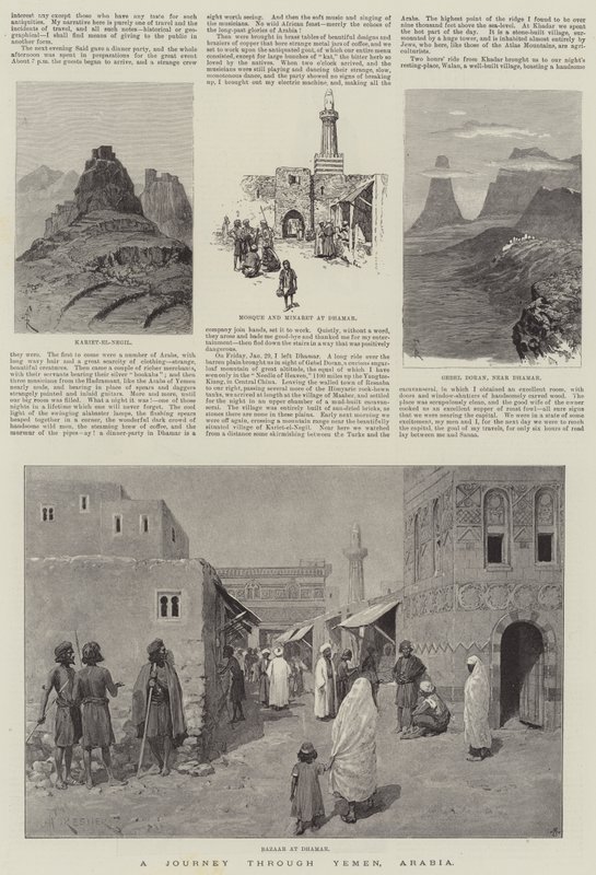 Eine Reise durch Jemen, Arabien von Amedee Forestier