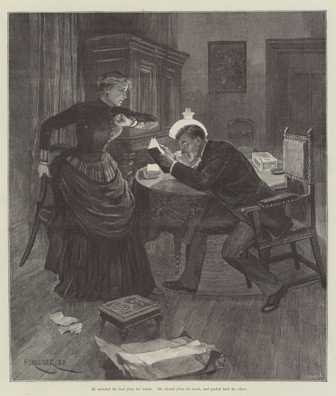 Blinde Liebe, von Wilkie Collins von Amedee Forestier