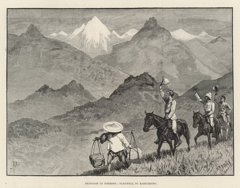 Skizzen in Formosa, Abschied von Bankimsing von Amedee Forestier