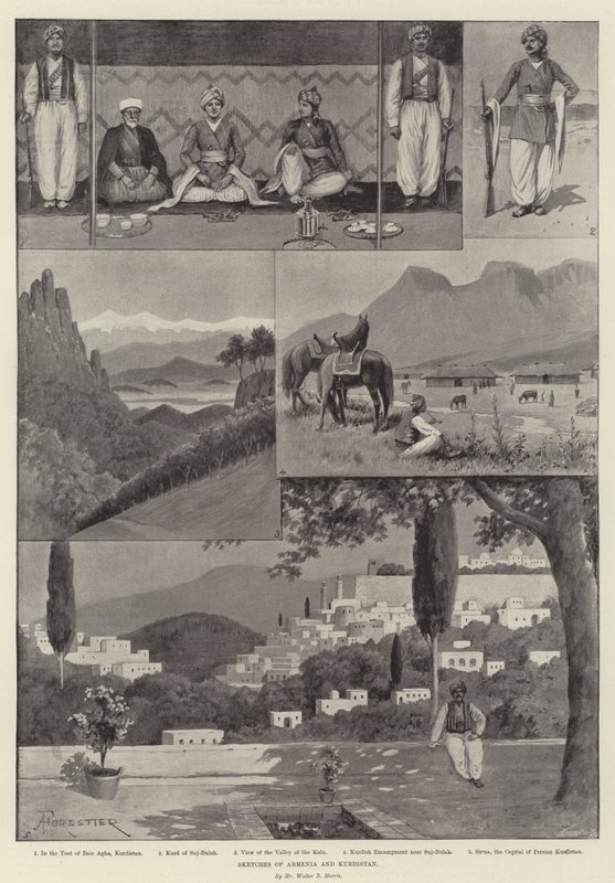 Skizzen von Armenien und Kurdistan von Amedee Forestier