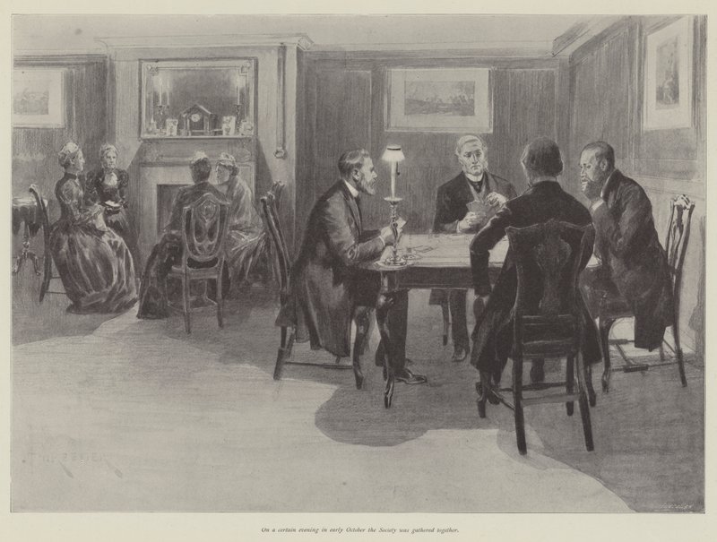 Das fünfjährige Treffen, von Walter Besant von Amedee Forestier