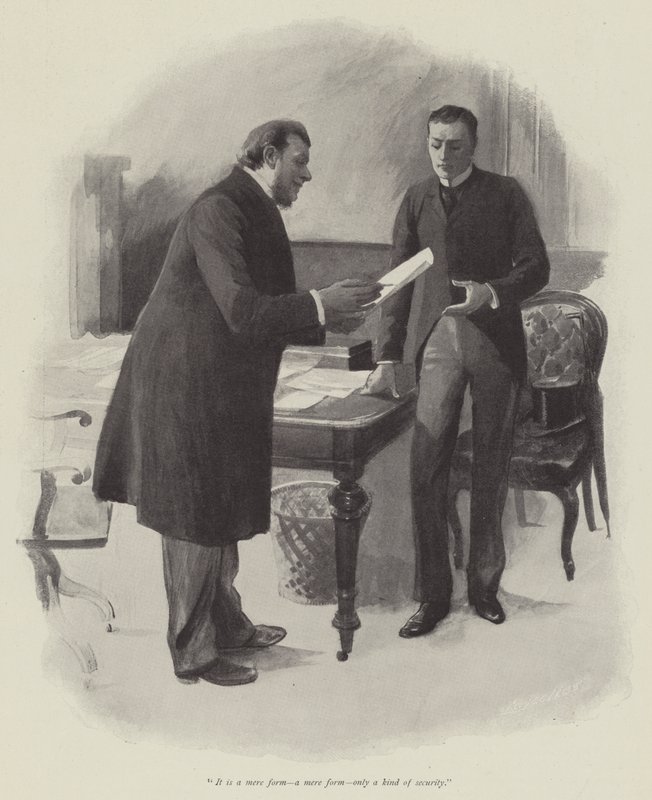 Das Fünfjahrestreffen, von Walter Besant von Amedee Forestier