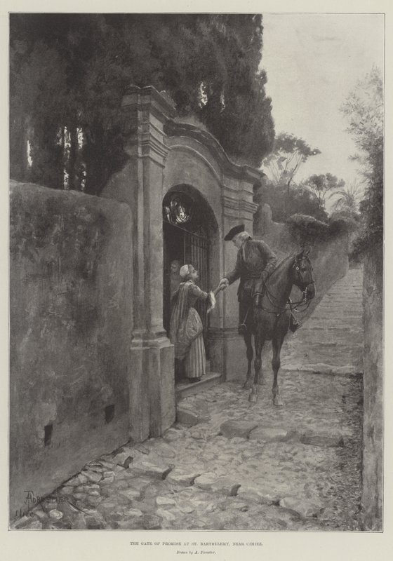 Das Tor der Verheißung bei St. Barthelemy, nahe Cimiez von Amedee Forestier