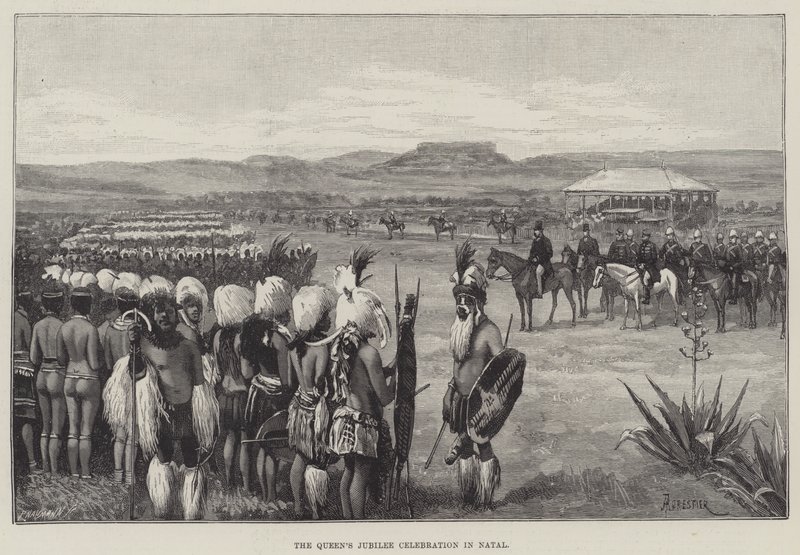 Die Jubiläumsfeier der Königin in Natal von Amedee Forestier