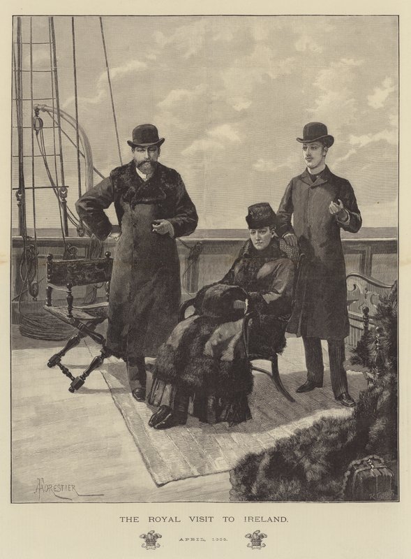 Der königliche Besuch in Irland, April 1885 von Amedee Forestier