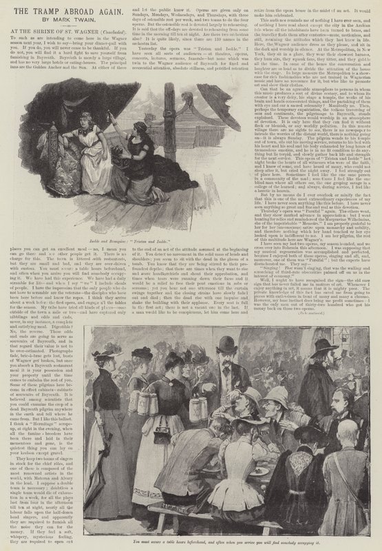 Der Landstreicher im Ausland, von Mark Twain von Amedee Forestier