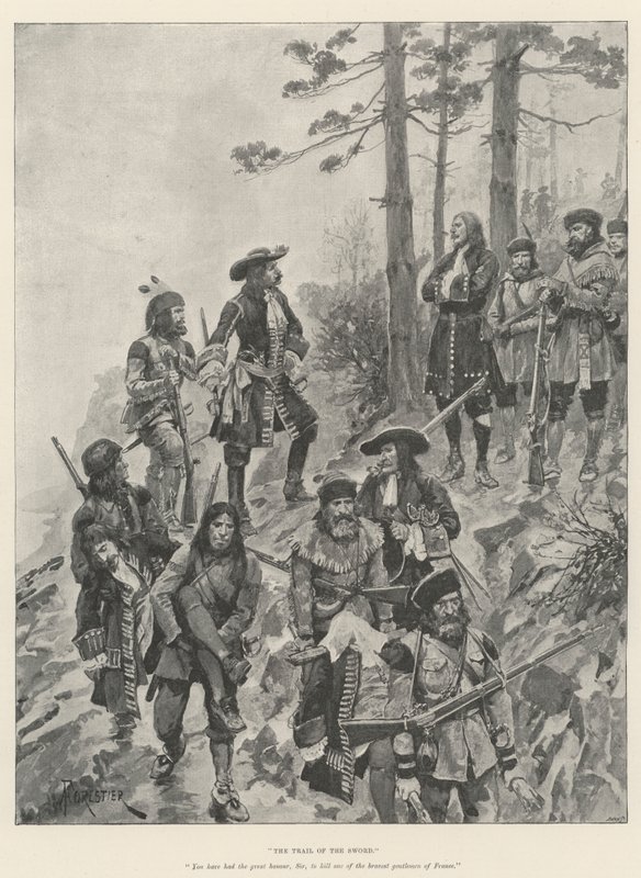 Die Prüfung des Schwertes, von Gilbert Parker von Amedee Forestier