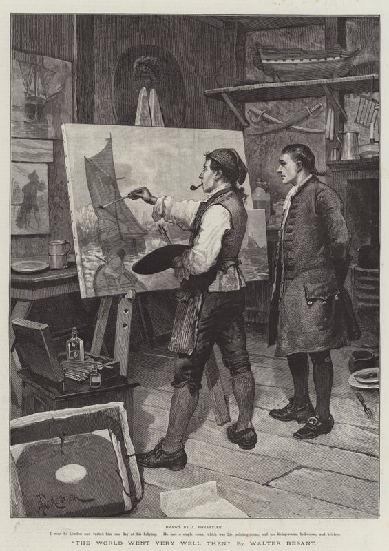 The World Went Very Well Then, von Walter Besant von Amedee Forestier